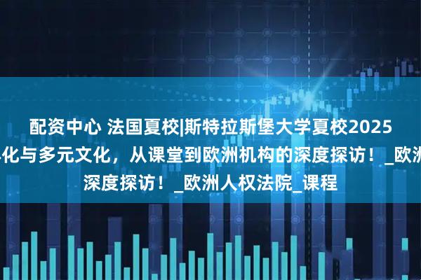 配资中心 法国夏校|斯特拉斯堡大学夏校2025：领略欧洲一体化与多元文化，从课堂到欧洲机构的深度探访！_欧洲人权法院_课程